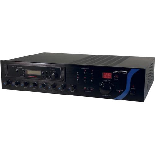 Speco Technologies PBM120AT Public Address Amplifier with AM FM Tuner