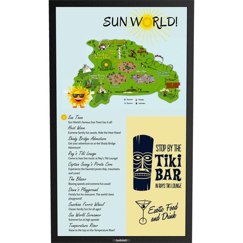 SunBriteTV Marquee Series 55" Outdoor Portrait Mode Digital Signage