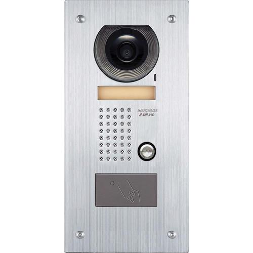Aiphone JF-DVF-HID Vandal-Resistant Flush-Mount Color Video Door Station with HID ProxPoint Plus Proximity Card Reader