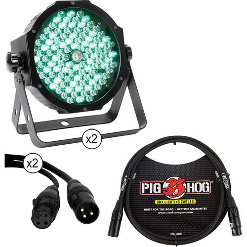 American DJ Mega Par Profile Plus Kit with Cables