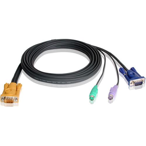 ATEN 2L-5210P SPHD15 to VGA and PS 2 KVM Cable