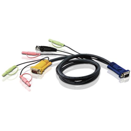 ATEN 2L-5302U USB KVM Cable with Audio Plugs