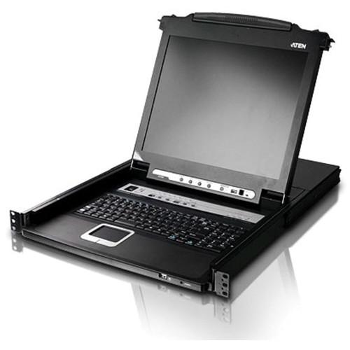 Aten CL5708M 8-Port 17" Single Rail LCD KVM Console