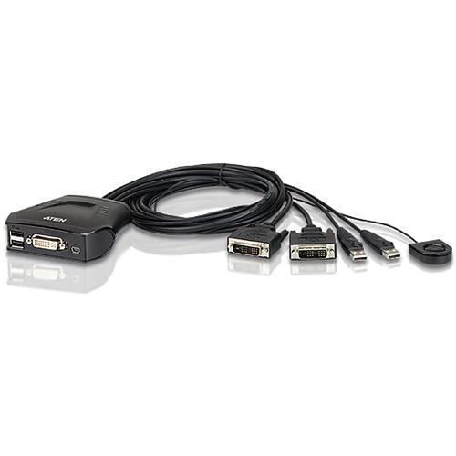 ATEN CS22D 2-Port USB DVI KVM Switch