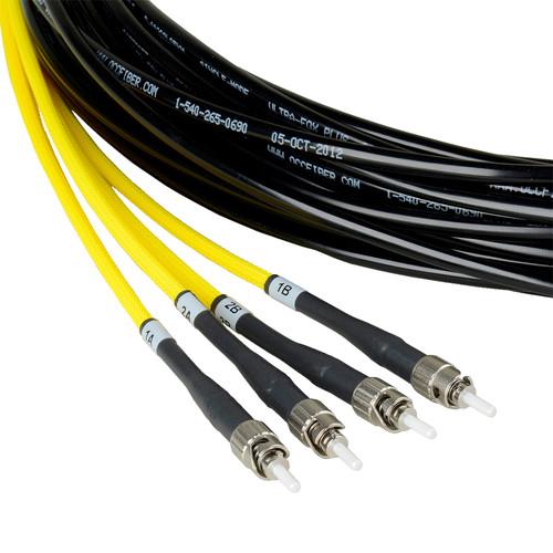 Camplex Four-Channel ST Single-Mode Fiber Tactical Snake Cable