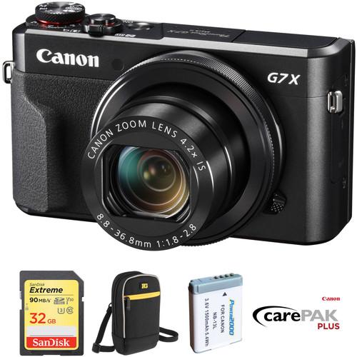 Canon PowerShot G7 X Mark II Digital Camera Deluxe Kit