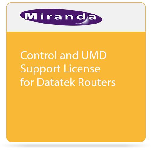 Grass Valley Control and UMD Support License for Datatek Routers