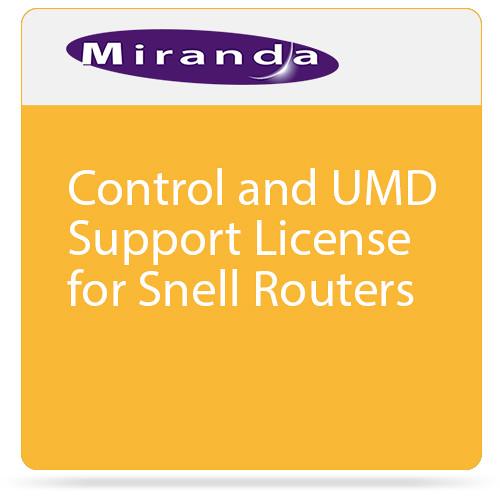 Grass Valley Control and UMD Support License for Snell Routers