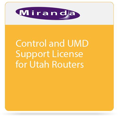 Grass Valley Control and UMD Support License for Utah Routers