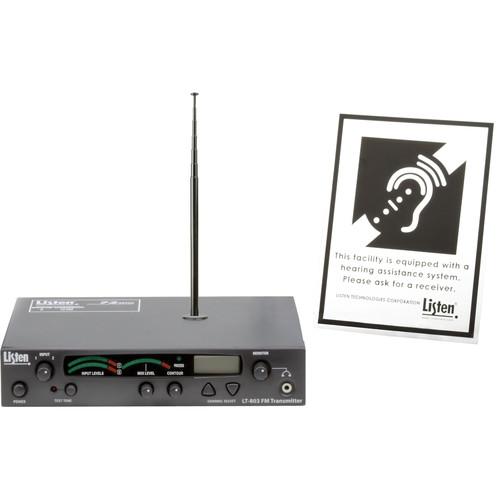 Listen Technologies Stationary 3-Channel RF Transmitter Package