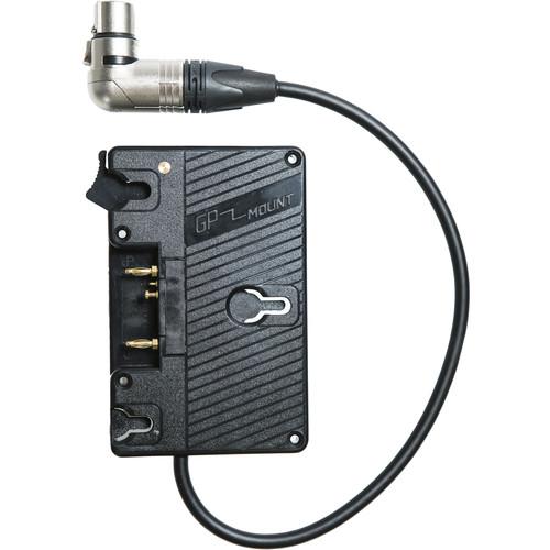 Paralinx Gold Mount Battery Plate with Right-Angled 4-Pin XLR Power Cable