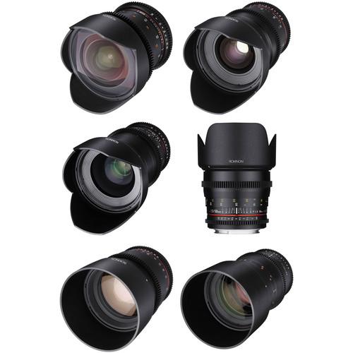 Rokinon Cine DS 6 Lens Kit with Nikon F Mount