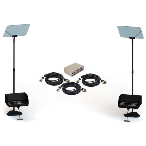 Telmax TSP2-15-BUN Dual 15" Presidential Teleprompter Bundle