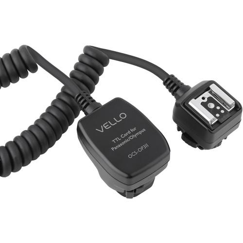 Vello Off-Camera TTL Flash Cord for Olympus Panasonic Cameras