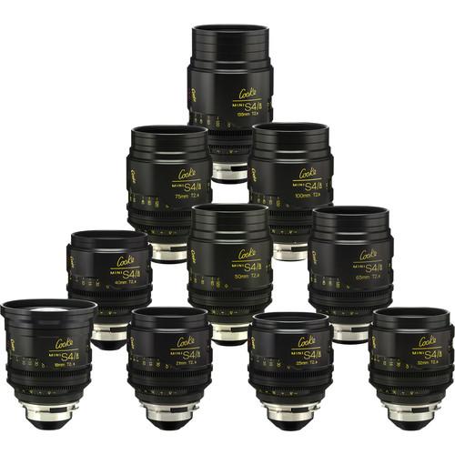 Cooke miniS4 i Cine Lens Set of Ten Lenses, 18 to 135mm