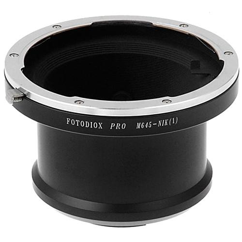FotodioX Pro Mount Adapter for Mamiya 645 Lens to Nikon 1-Series Camera