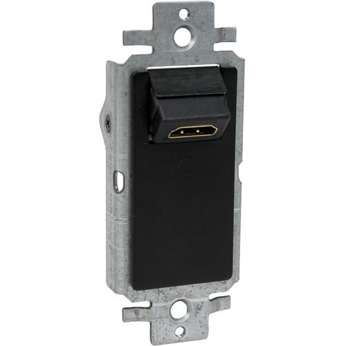 FSR Single-Gang Decora Wall Plate Interface with Right-Angle HDMI Pass-Through