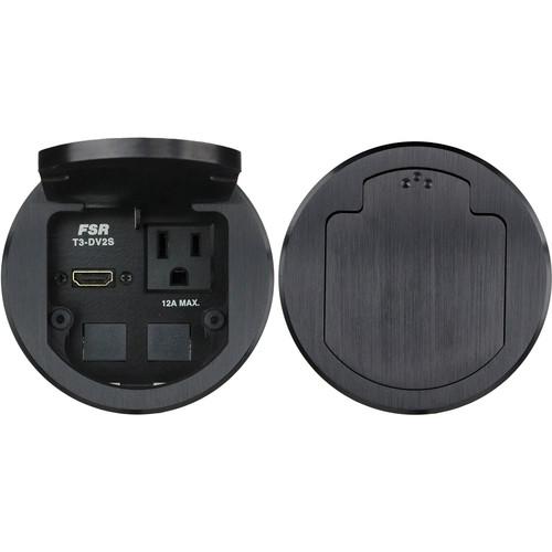 FSR T3-DV2S 3.5" HDMI Round Table Box