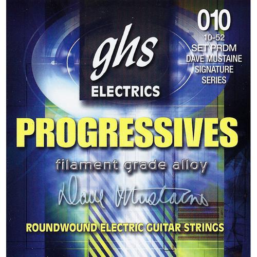 GHS PRDM Progressives Roundwound Dave Mustaine Signature Electric Guitar Strings