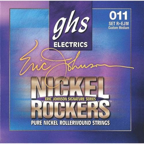 GHS R EJM Nickel Rockers Eric Johnson Signature Medium Rollerwound Electric Guitar Strings