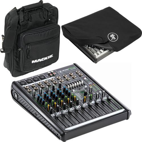 Mackie ProFX8v2 - 8-Channel Live Sound Mixer with Carrying Bag and Dust Cover Kit