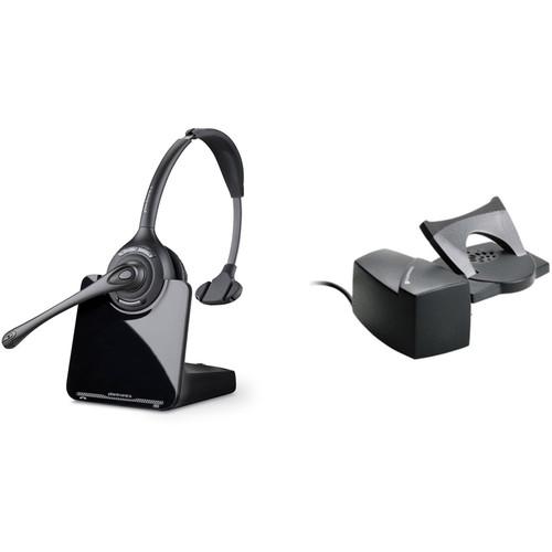 Plantronics CS510 Wireless Monaural Headset Kit with HL10 Handset Lifter for Savi Wireless System
