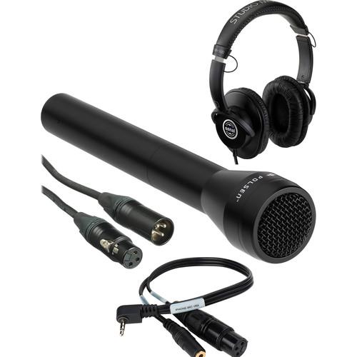 Polsen HDR-10 Handheld Interviewer Mic Kit For iOS & Mobile Devices