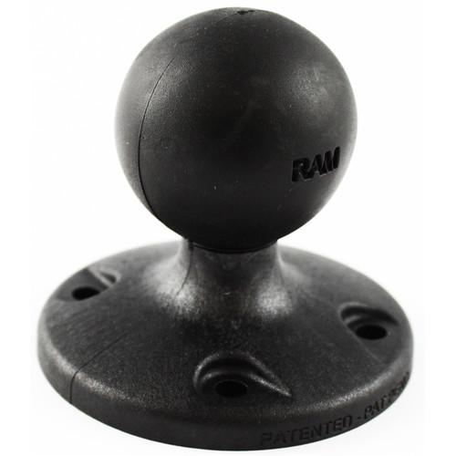 RAM MOUNTS RAP-202 2.5" Composite Round Base with AMPS Hole Pattern & 1.5" Ball