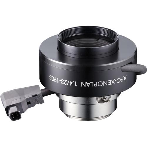 Schneider C-Mount 2 3" 23mm f 1.4 Apo-Xenoplan Motorized Compact P-Iris Lens with Lockable Focus
