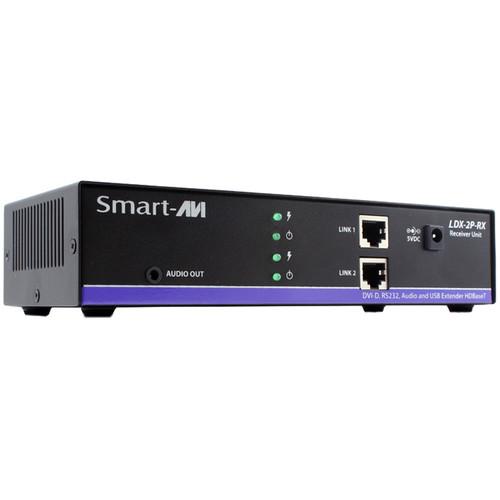 Smart-AVI LDX-2P-RX HDBaseT Dual DVI-D Extender over Cat 5e 6 Receiver Unit