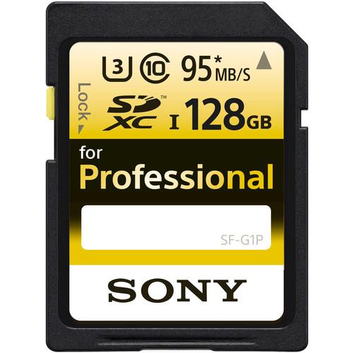 Sony 128GB Ultra-High Durability Professional SDXC UHS-I Memory Card