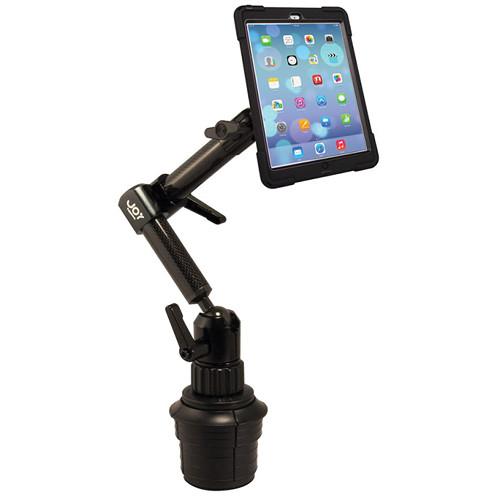 The Joy Factory MagConnect Carbon Fiber Cupholder Mount with aXtion Bold M-Series Case for iPad mini 1 2 3