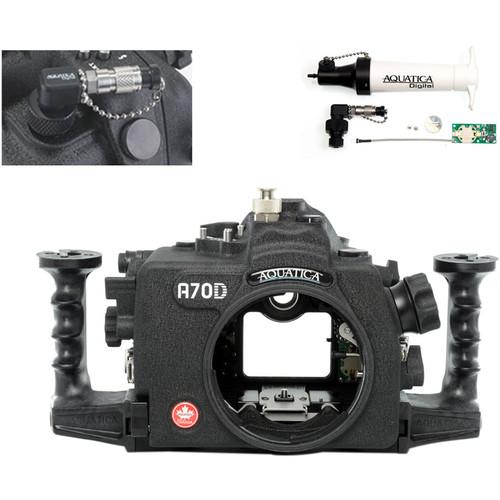 Aquatica A70D Underwater Housing for Canon EOS 70D with Vacuum Check System