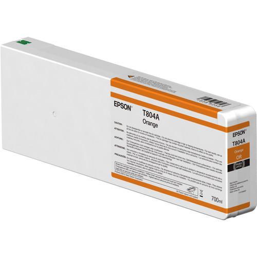 Epson T804A00 UltraChrome HDX Orange Ink Cartridge