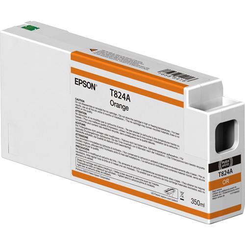 Epson T824A00 UltraChrome HDX Orange Ink Cartridge