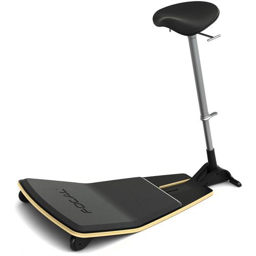 Focal Upright Furniture Locus Leaning Seat with Anti-Fatigue Mat