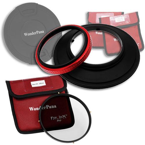 FotodioX WonderPana 145 Core Unit Kit for Olympus 7-14mm Lens with 145mm Circular Polarizer Filter