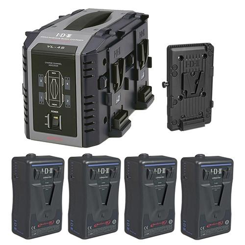 IDX System Technology Endura HL9 V-Mount 4-Battery Kit for AJA CION