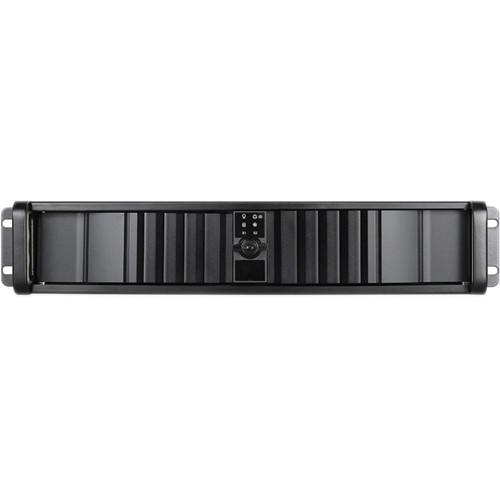 iStarUSA D Storm D-200SEA-BK 2U Compact Stylish Rackmount Chassis with Black SEA Bezel