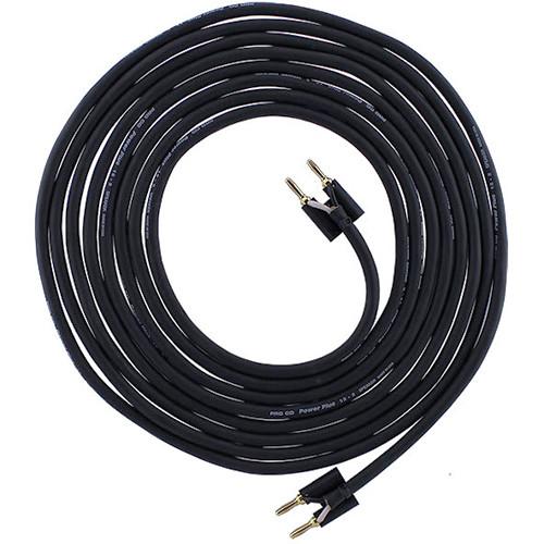 Pro Co Sound 12 AWG Dual Banana to Dual Banana Speaker Cable