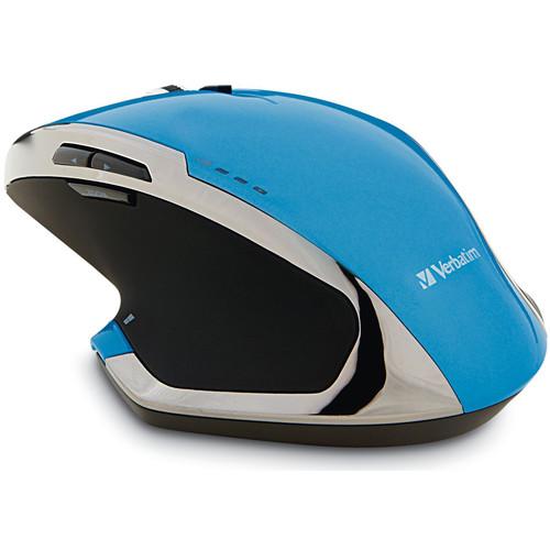 Verbatim Wireless Notebook 8-Button Deluxe Blue LED Mouse