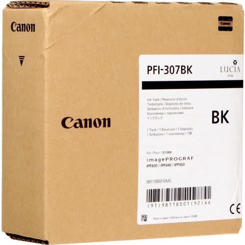 Canon PFI-307BK Black Ink Cartridge