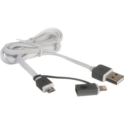 Case Logic Sync & Charge USB to micro-USB Cable with Lightning Adapter