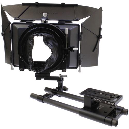 Cavision 4x5.65 Matte Box Package with 15mm Swing-Away Rod System for DSLR