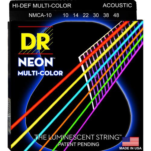 DR Strings NEON Hi-Def Multi-Color Coated