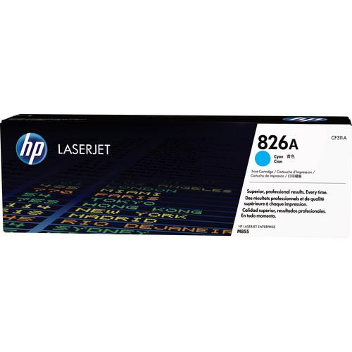 HP 826A Cyan LaserJet Toner Cartridge