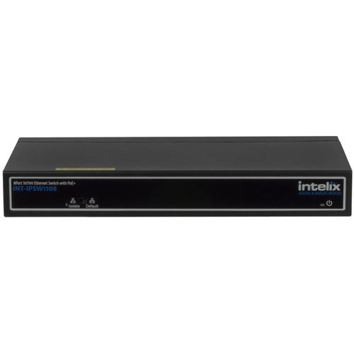 Intelix 8-Port 10 100 BaseT Ethernet Switch with Uplink and PoE Ports
