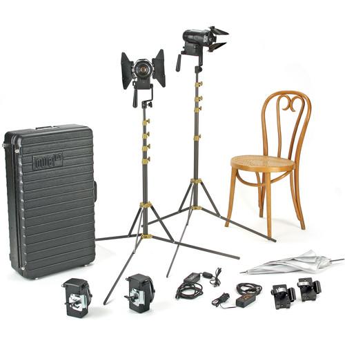 Lowel PRO Power Tungsten LED 2-Light AC Kit with TO-84Z Hard Case
