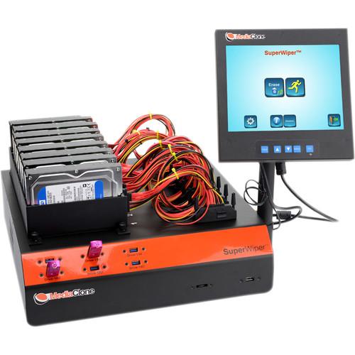 MediaClone SuperWiper Desktop Multi-Channel Eraser Pro with S.M.A.R.T. Testing