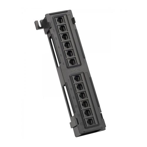 Platinum Tools 12-Port Cat5e Non-Shielded Wall Mount Patch Panel